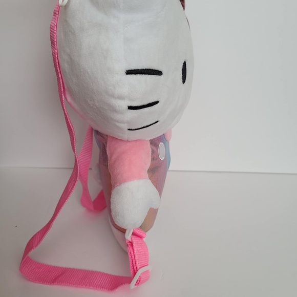 Sanrio Hello Kitty plush doll pink backpack purse New - Picture 5 of 13